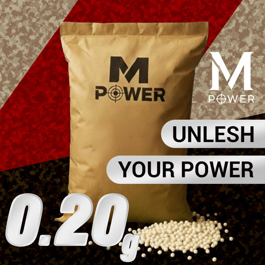 M Power Match Grade Biodegradable 6mm Airsoft BBs(0.20/125,000)